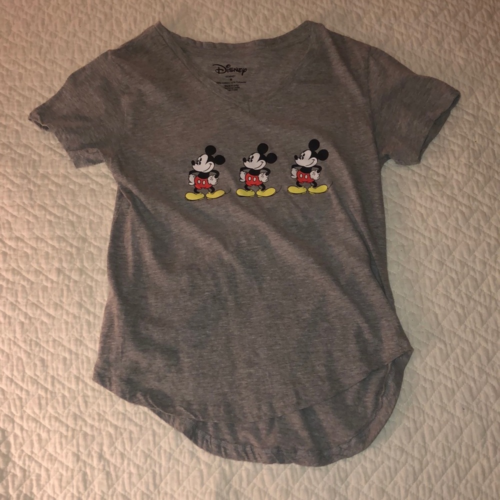 Grey Short Sleeve Print Tee